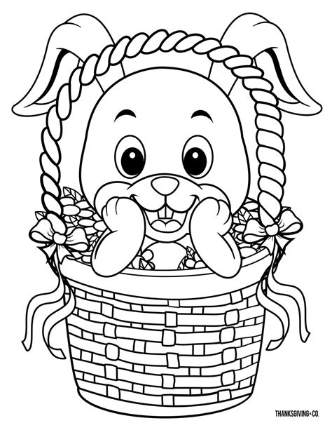 toddler coloring pages for easter